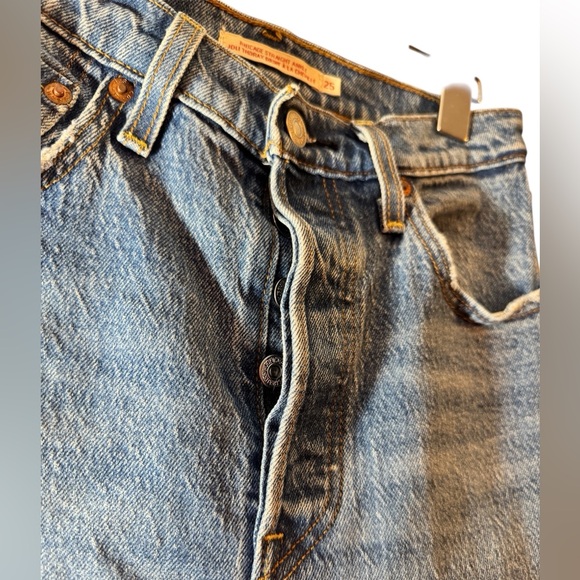 Levi’s Ribcage Straight Ankle Jeans - Size 25 - Picture 2 of 7